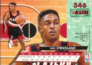 1992-93 Fleer Ultra Rod Strickland #346 Portland Trail Blazers