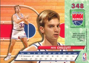 1992-93 Fleer Ultra Pete Chilcutt #348 Sacramento Kings