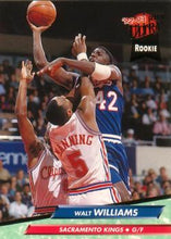 تحميل الصورة إلى عارض المعرض، 1992-93 Fleer Ultra Walt Williams RC #352 Sacramento Kings