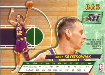 1992-93 Fleer Ultra Larry Krystkowiak #365 Utah Jazz