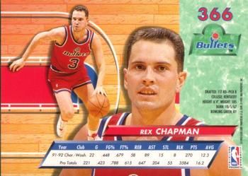1992-93 Fleer Ultra Rex Chapman #366 Washington Bullets