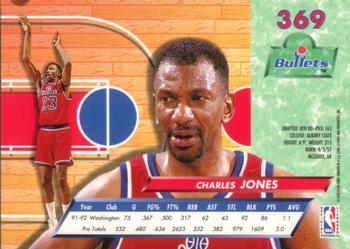 1992-93 Fleer Ultra Charles Jones #369 Washington Bullets