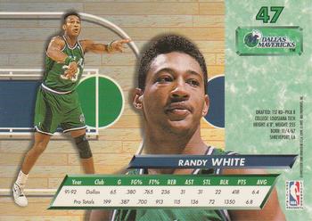 1992-93 Fleer Ultra Randy White #47 Dallas Mavericks