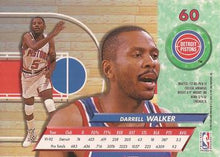 将图片加载到图库查看器,1992-93 Fleer Ultra Darrell Walker #60 Detroit Pistons