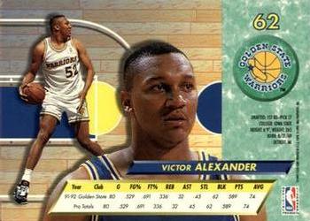 1992-93 Fleer Ultra Victor Alexander #62 Golden State Warriors