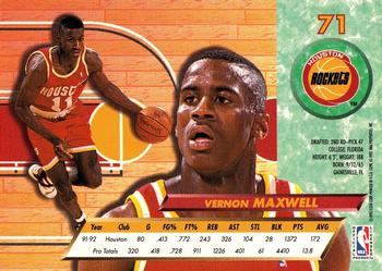 1992-93 Fleer Ultra Vernon Maxwell #71 Houston Rockets