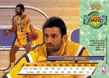 1992-93 Fleer Ultra Vlade Divac #90 Los Angeles Lakers