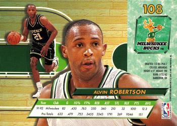 1992-93 Fleer Ultra Alvin Robertson #108 Milwaukee Bucks