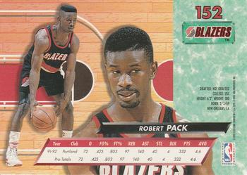 1992-93 Fleer Ultra Robert Pack #152 Portland Trail Blazers