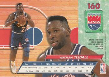 1992-93 Fleer Ultra Wayman Tisdale #160 Sacramento Kings