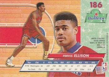 1992-93 Fleer Ultra Pervis Ellison #186 Washington Bullets