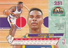 تحميل الصورة إلى عارض المعرض، 1992-93 Fleer Ultra LaPhonso Ellis RC #251 Denver Nuggets