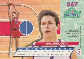 1992-93 Fleer Ultra Tom Gugliotta RC #367 Washington Bullets
