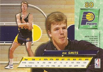 1992-93 Fleer Ultra Rik Smits #80 Indiana Pacers