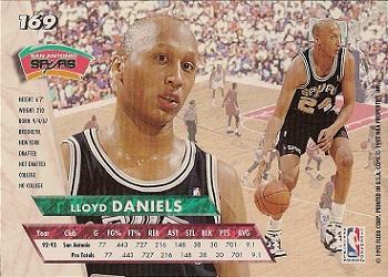 1993-94 Fleer Ultra Lloyd Daniels #169 San Antonio Spurs