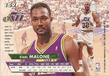 1993-94 Fleer Ultra Karl Malone #189 Utah Jazz