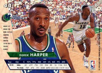1993-94 Fleer Ultra Derek Harper #44 Dallas Mavericks
