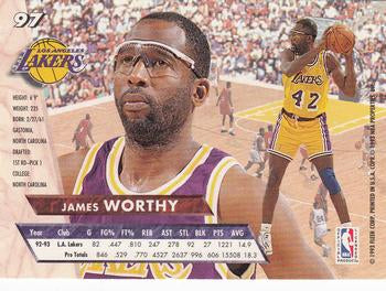 1993-94 Fleer Ultra James Worthy #97 Los Angeles Lakers