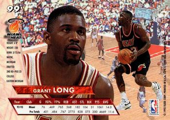 1993-94 Fleer Ultra Grant Long #99 Miami Heat