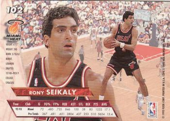 1993-94 Fleer Ultra Rony Seikaly #102 Miami Heat