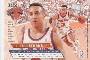 1993-94 Fleer Ultra John Starks #132 New York Knicks