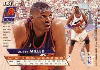 1993-94 Fleer Ultra Oliver Miller #151 Phoenix Suns
