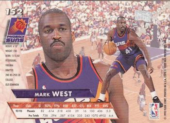 1993-94 Fleer Ultra Mark West #152 Phoenix Suns