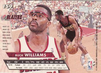 1993-94 Fleer Ultra Buck Williams #159 Portland Trail Blazers