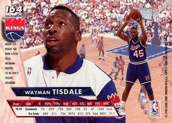 1993-94 Fleer Ultra Wayman Tisdale #164 Sacramento Kings