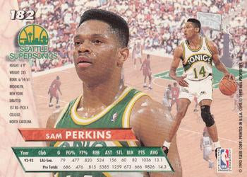 1993-94 Fleer Ultra Sam Perkins #182 Seattle SuperSonics