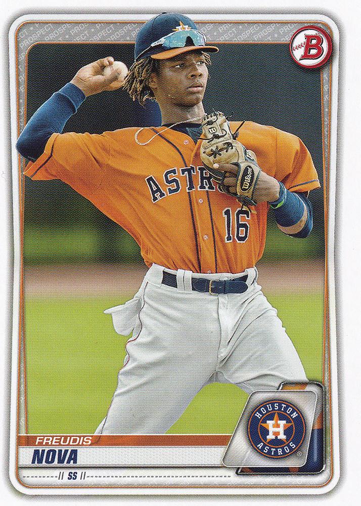 2020 Bowman Prospects Freudis Nova BP-82 Houston Astros