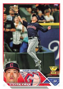 2023 Topps Steven Kwan #116 Cleveland Guardians