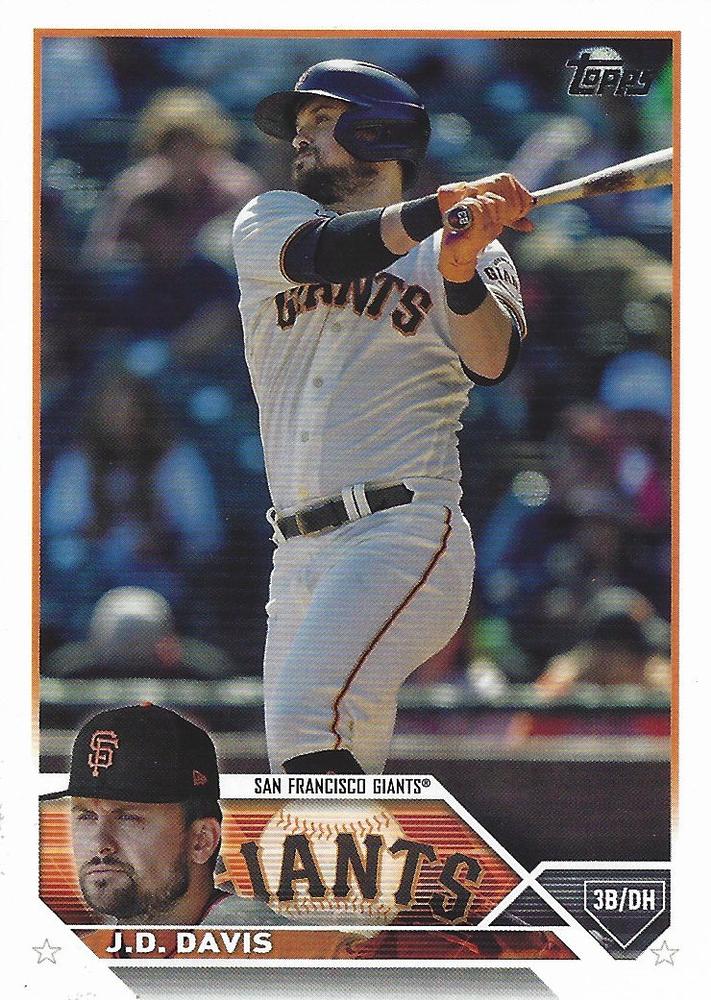 2023 Topps J.D. Davis #335 San Francisco Giants