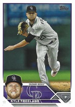 2023 Topps Kyle Freeland #348 Colorado Rockies