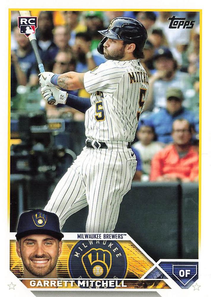 2023 Topps Garrett Mitchell RC #359 Milwaukee Brewers