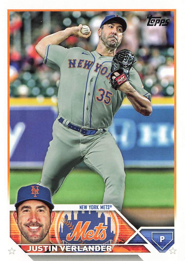 2023 Topps Justin Verlander #425 New York Mets