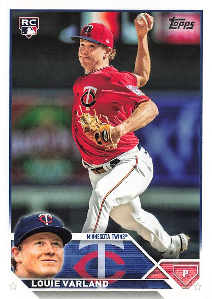 2023 Topps Louie Varland RC #441 Minnesota Twins