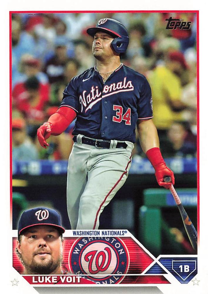 2023 Topps Luke Voit #443 Washington Nationals