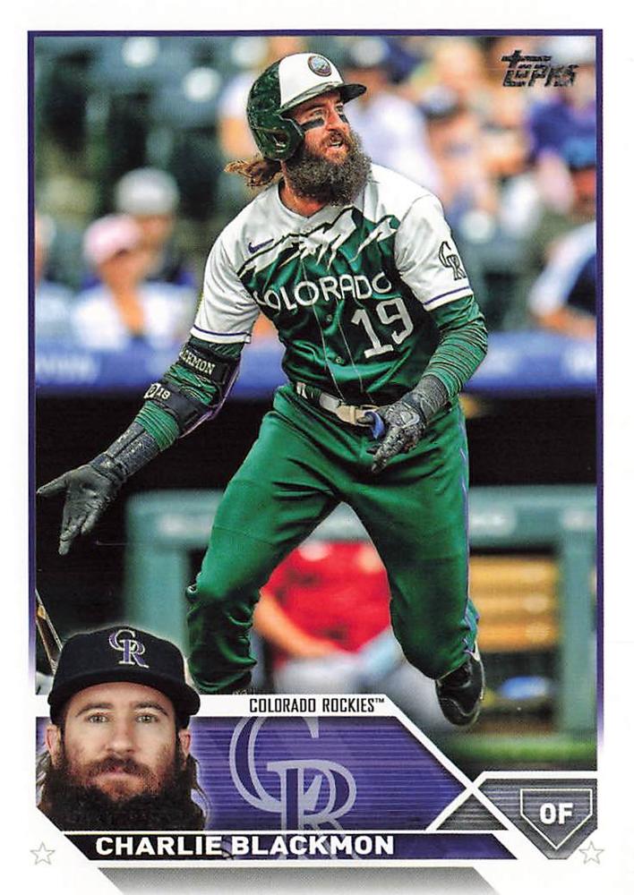 2023 Topps Charlie Blackmon #523 Colorado Rockies