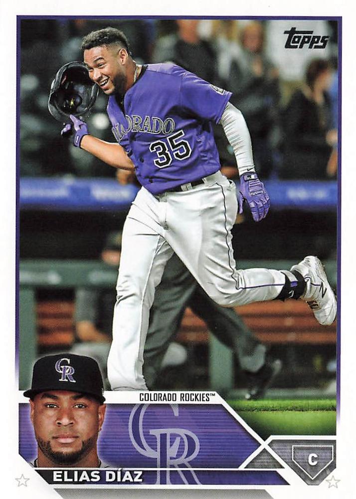2023 Topps Elias Diaz #648 Colorado Rockies