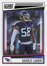Load image into Gallery viewer, 2022 Panini Score Base Harold Landry #32 Tennessee Titans