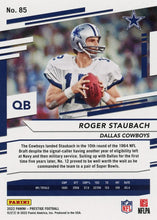 将图片加载到图库查看器,2022 Panini Prestige Base Roger Staubach #85 Dallas Cowboys
