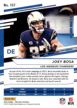 2022 Panini Prestige Base Joey Bosa #157 Los Angeles Chargers
