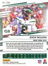 将图片加载到图库查看器,2022 Panini Prestige Base Zach Wilson #225 New York Jets