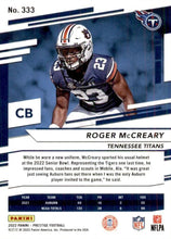 将图片加载到图库查看器,2022 Panini Prestige Rookies Xtra Points Astral Roger McCreary #333 Tennessee Titans