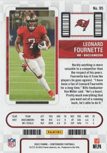 将图片加载到图库查看器,2022 Panini Contenders Season Ticket Leonard Fournette # 95 Tampa Bay Buccaneers