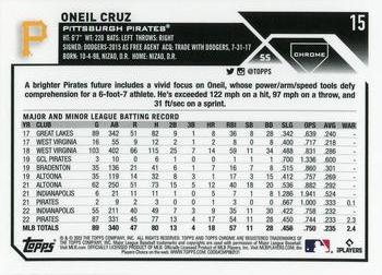 2023 Topps Chrome Oneil Cruz #15 Pittsburgh Pirates