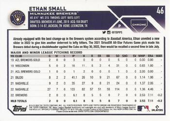 2023 Topps Chrome Ethan Small #46 Milwaukee Brewers