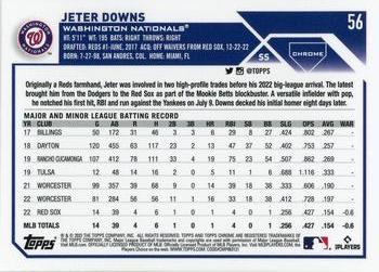 2023 Topps Chrome Jeter Downs RC #56 Washington Nationals