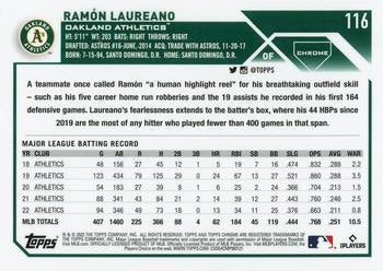 2023 Topps Chrome Ramon Laureano #116 Oakland Athletics